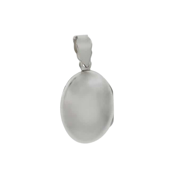 Sterling Silver Oval Locket 21x15mm