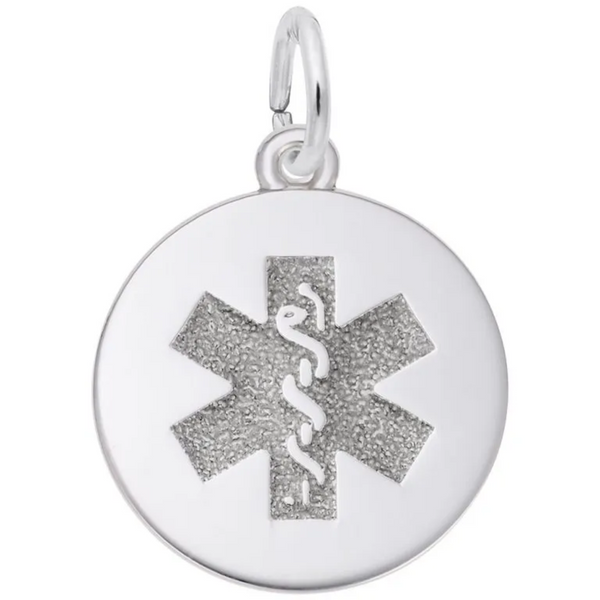 Sterling Silver Medic Alert Charm