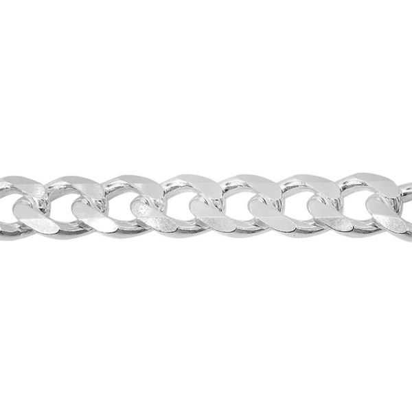 Sterling Silver 7.5" Curb Link Bracelet