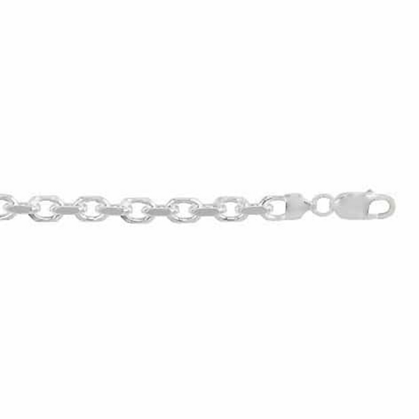 Sterling Silver 8.5" Cable Link Bracelet