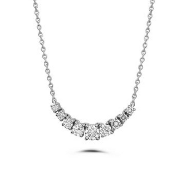 14K White Gold .50CT Diamond Necklace