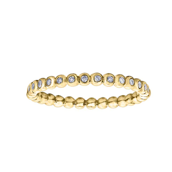 10K Yellow Gold Chi Chi Spheres Diamond Ring