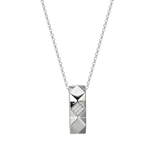 Elle 'Captivate" Necklace with Cubic Zirconia Accents