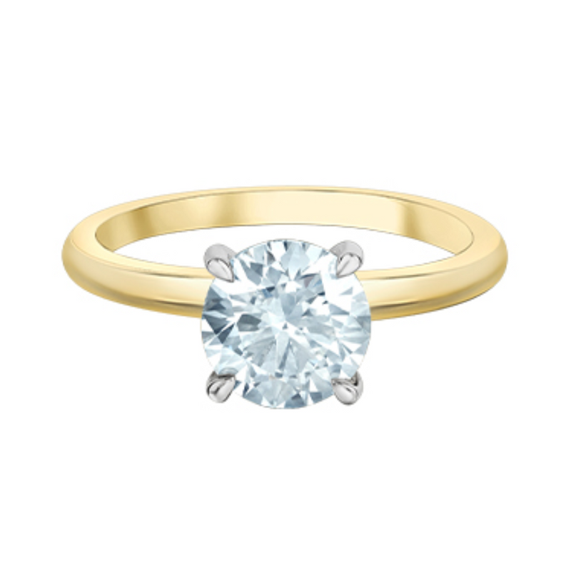 14K Yellow Gold .70ctw Canadian Diamond Solitaire Engagement Ring