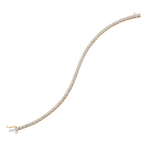 10K Yellow Gold 1.00ctw Diamond Tennis Bracelet