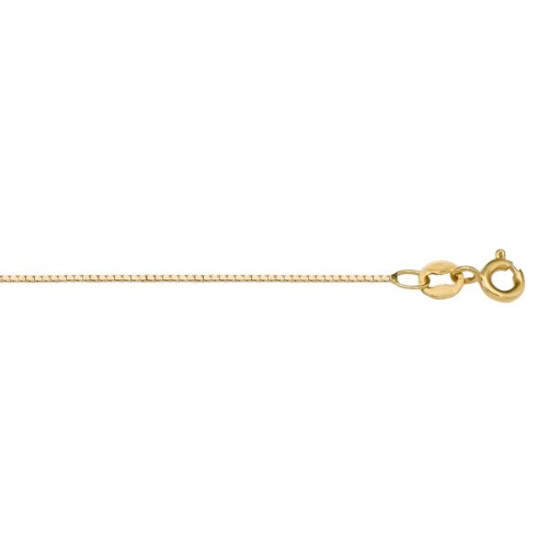 10K Yellow Gold 20" Box Link Chain