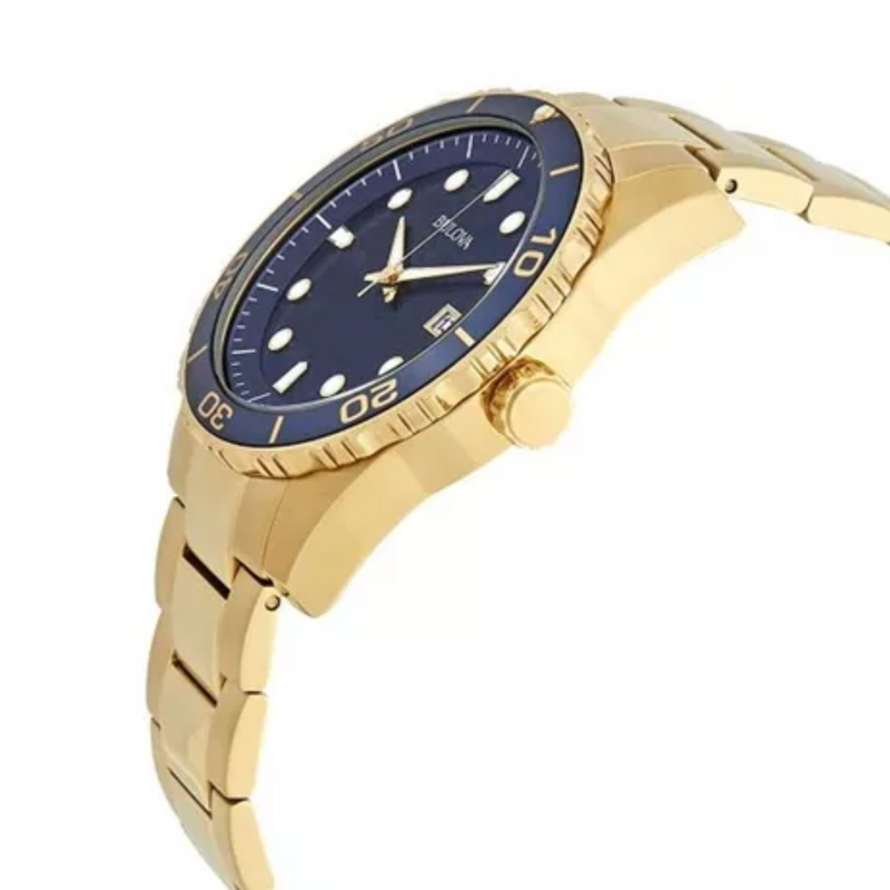 Bulova Classic Blue Face Watch