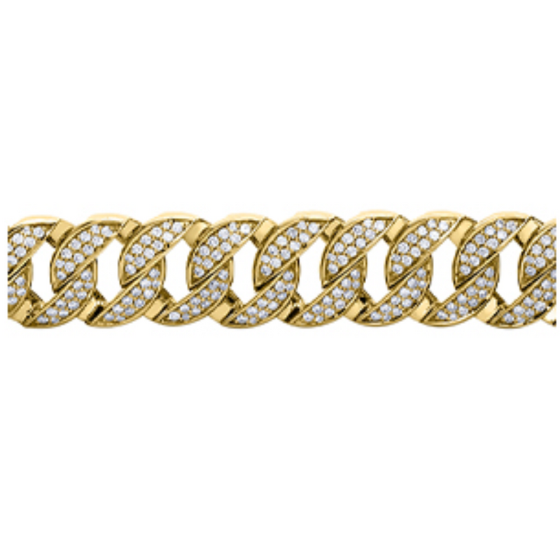 10K Yellow Gold 3CTW Diamond Bracelet