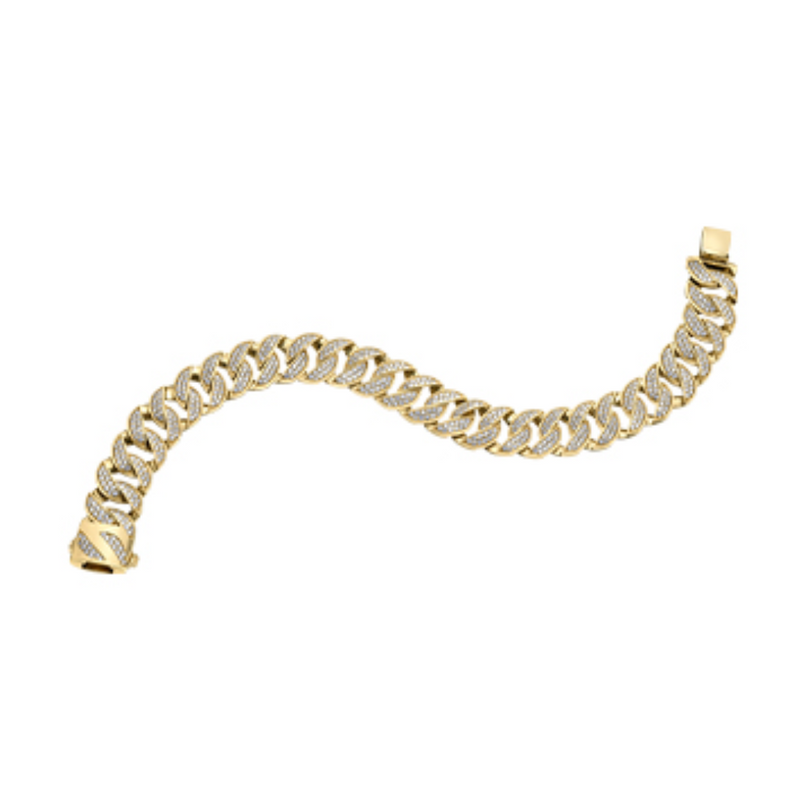 10K Yellow Gold 3CTW Diamond Bracelet