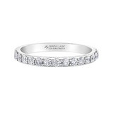 14K White Gold .349ctw Canadian Diamond Band