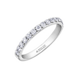 14K White Gold .349ctw Canadian Diamond Band