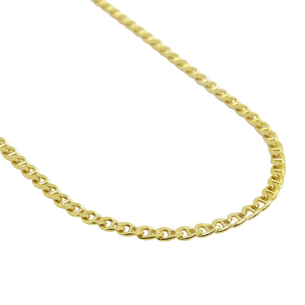 10K Yellow Gold 20" Flat Anchor Chain
