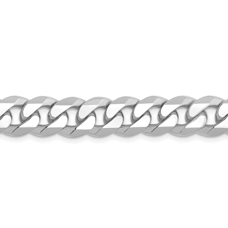 10K White Gold 20" Curb Chain