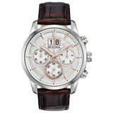 Bulova Sutton Rose Gold and Leather Watch