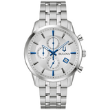 Bulova Sutton Silver Tone Watch
