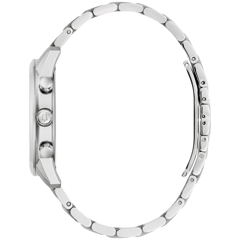 Bulova Sutton Silver Tone Watch