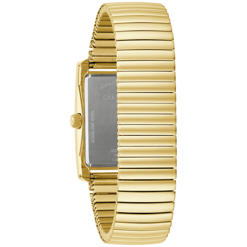 Caravelle Dress Gold Tone Watch