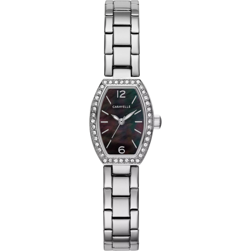 Caravelle Dress Silver Tone Watch