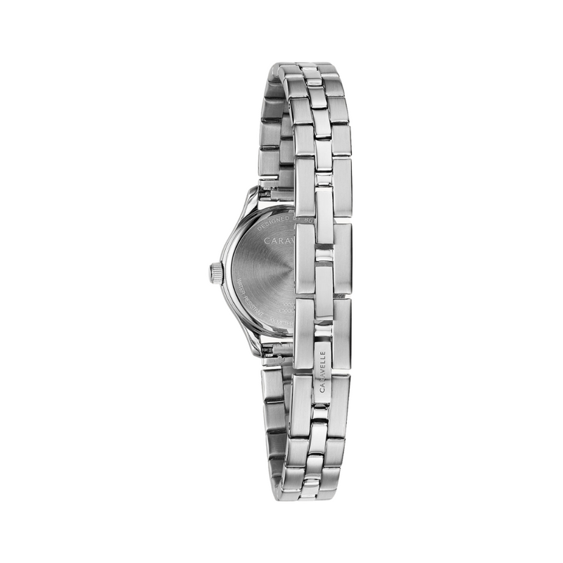 Caravelle Traditional Silver Tone Watch