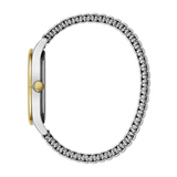 Caravelle Traditional Two Tone Expansion Bracelet Watch