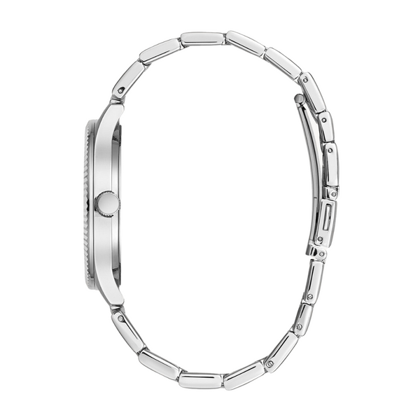 Caravelle Dress Silver Tone Watch