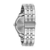 Caravelle Dress Silver Tone Watch
