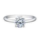 14K White Gold 1.00ct Canadian Diamond Solitaire Ring