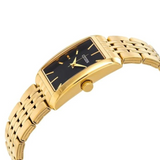 Citizen Quartz Rectangle Face with Black Dial Watch