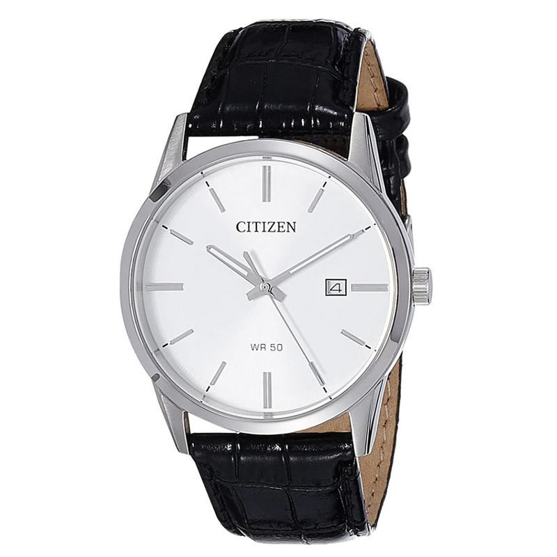 Citizen Quartz White Dial Silver Watch