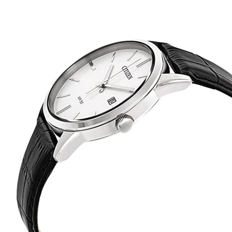 Citizen Quartz White Dial Silver Watch