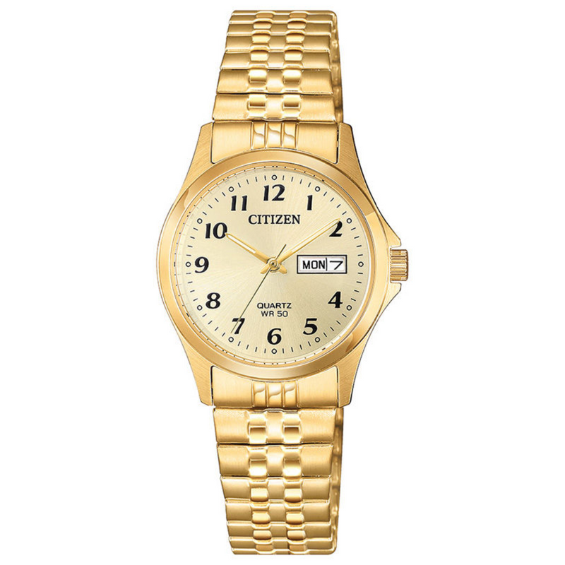 Citizen Quartz Expansion Strap Gold Tone Watch
