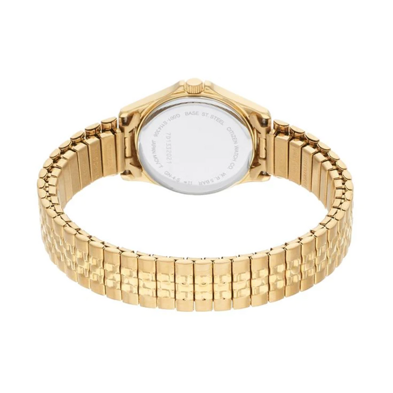 Citizen Quartz Expansion Strap Gold Tone Watch
