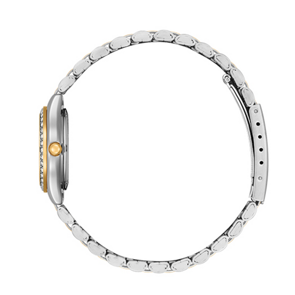 Citizen Quartz Pearl Dial Two Tone Watch
