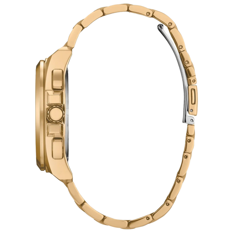 Citizen Eco Drive Black Dial Gold Tone Watch