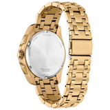 Citizen Eco Drive Black Dial Gold Tone Watch