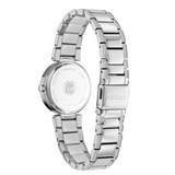 Citizen Eco Drive Pearl Dial Watch with Crystal Accents