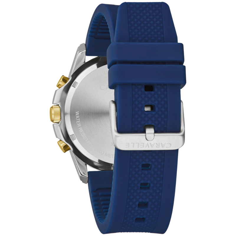 Caravelle Aqualuxx Two Tone Watch