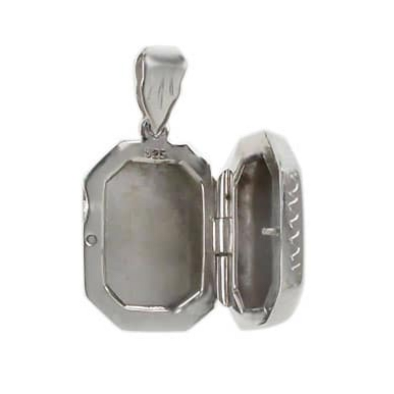 Sterling Silver Rectangular Locket