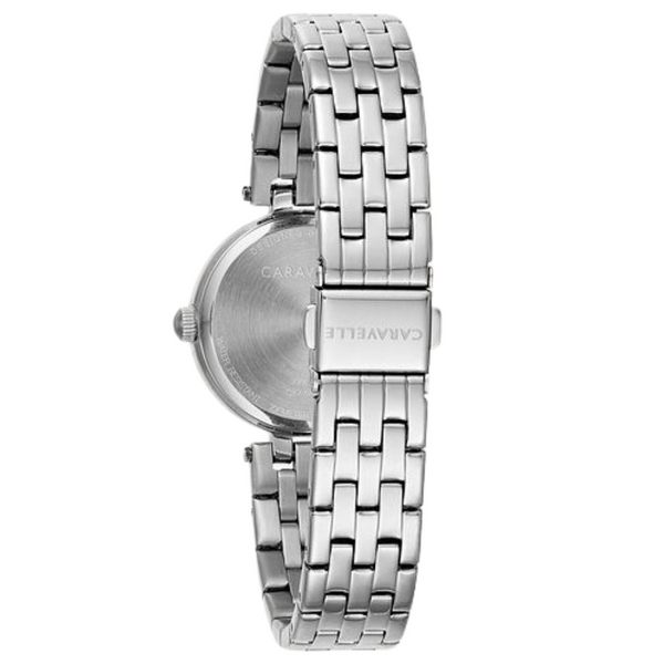 Caravelle Modern Watch with Crystal Accents