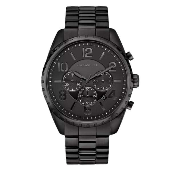 Caravelle Sport Watch with Black Dial