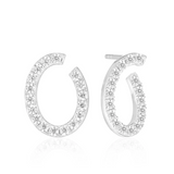 Sif Jakobs Silver Ellisse Ovale Earrings