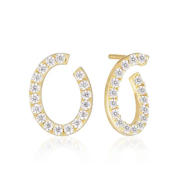 Sif Jakobs 18K Gold Plated Ellisse Ovale Earrings