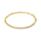 Bronzallure 18K Gold Plated Tennis Bracelet