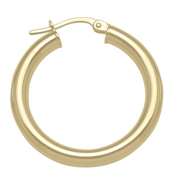 10K Yellow Gold Classic Hoops