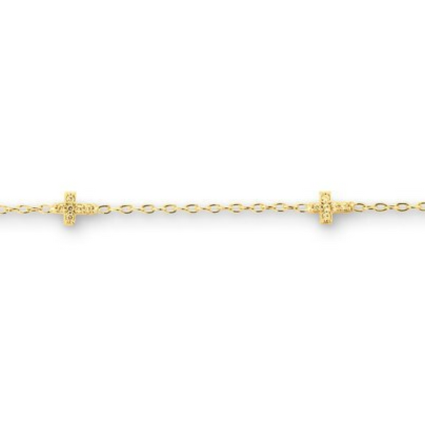 10K Yellow Gold Adjustable Baby Bracelet