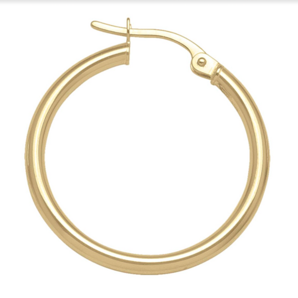 10K Yellow Gold Hoops