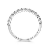 14K White Gold .50ctw Diamond Band
