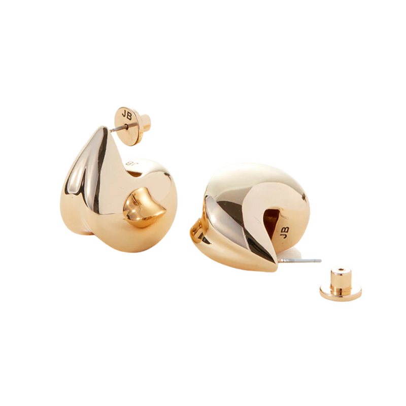 Jenny Bird Nouveaux Puff Earrings in High Polish Gold
