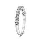 14K White Gold .50ctw Diamond Band