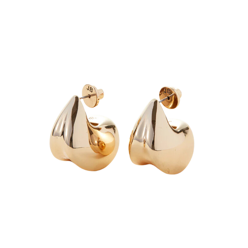 Jenny Bird Nouveaux Puff Earrings in High Polish Gold